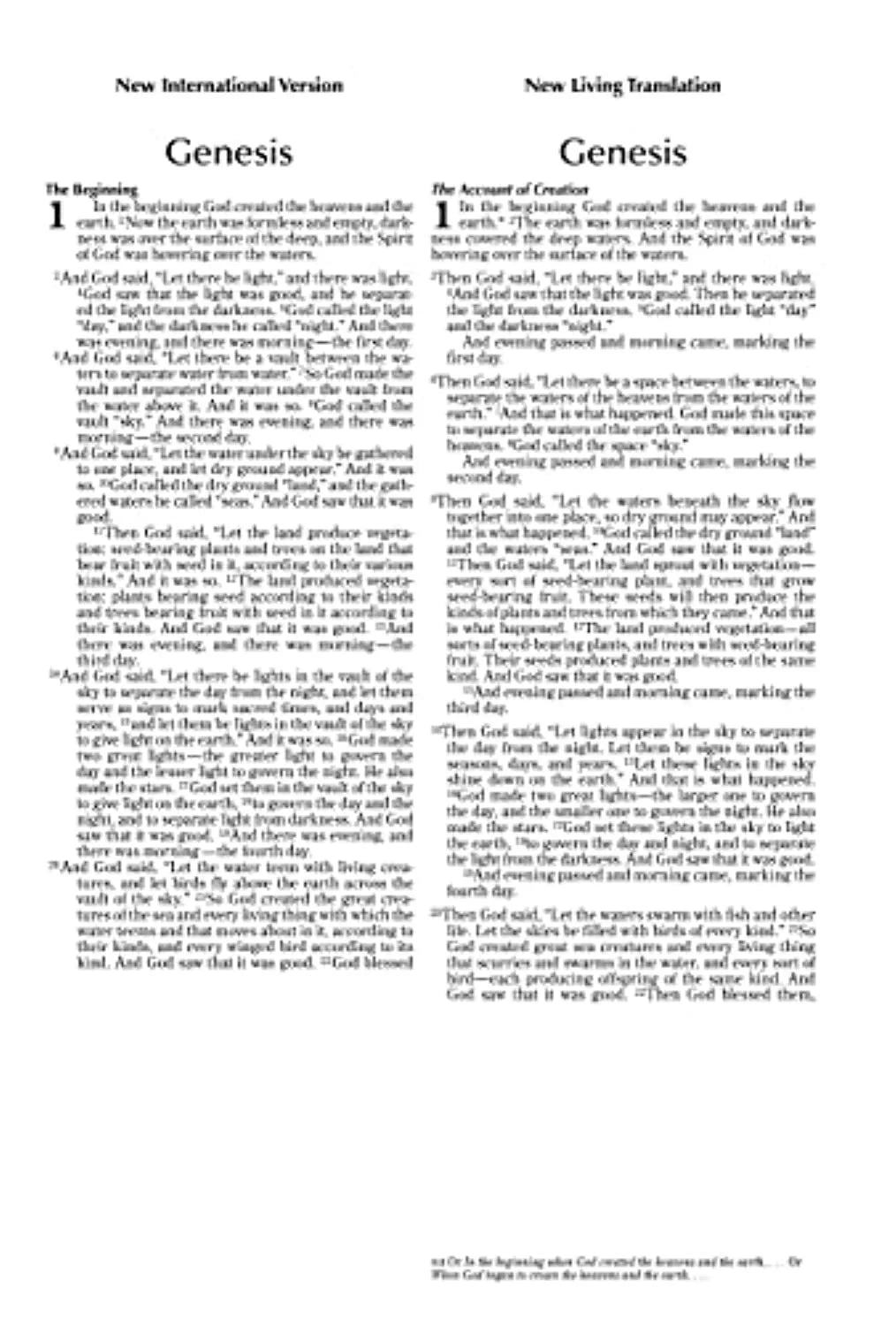 Niv, Nkjv, Nlt, the Message, (Contemporary Comparative) Parallel Bible, Hardcover, (Hardcover)