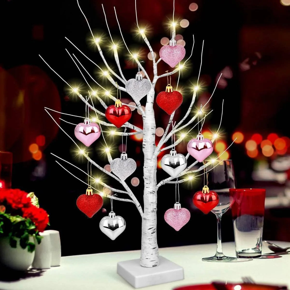 Lighted Home Indoor Birch Tree, 1.543 Lb