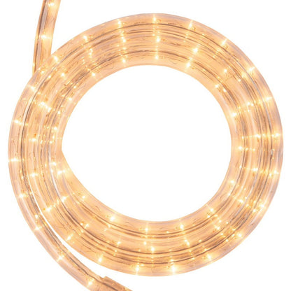 18 Ft. Clear Rope Light Kit, 216 Incandescent Lights, Ready-To-Install, Mounting Clips Included