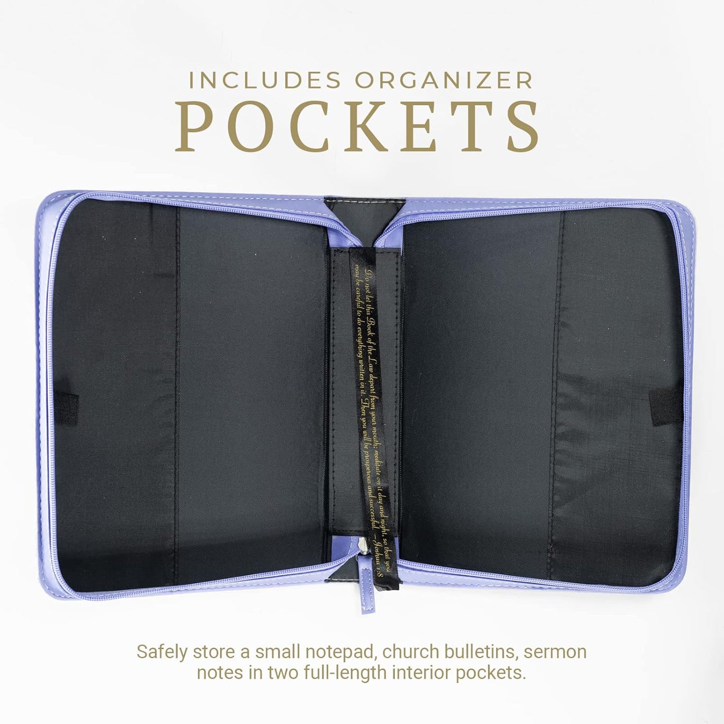 Bible Business Report Cover (25739) | Fits Bibles up to 10" X 7" X 1.50", Peacock, X-Large