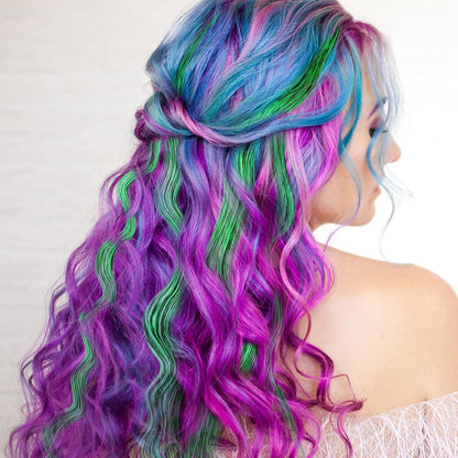 3000 Strands Christmas Tree Decorations Tinsel Garland Iridescent Tinsel Foil Fringe Icicles for Christmas Home Hair Decor Holiday Birthday Graduation Supplies (Green)