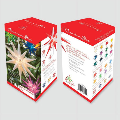 14” Yellow Moravian Star Christmas Star Light, Yellow Christmas Star Outdoor Christmas Decoration