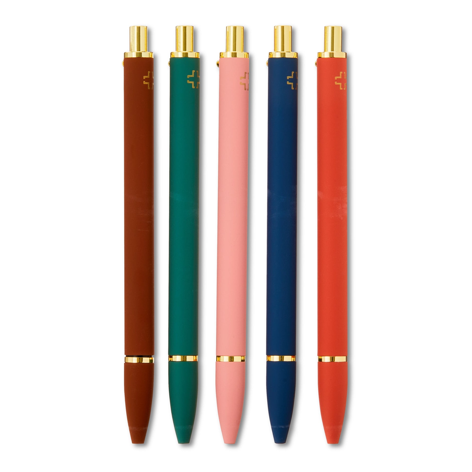 Retractable Gel Pens, Medium Point, 0.7 Mm, Black Ink, 5 Count