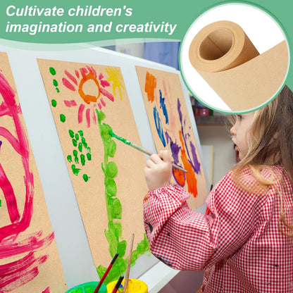 Brown Paper Roll 15"400", Brown Wrapping Paper, Wrapping Paper, Craft Paper, Packing Paper for Moving, Packing, Gift Wrapping, Wall Art, Table Runner, Floor Covering