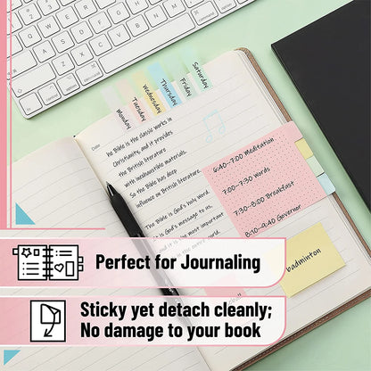 - Sticky Notes Set, 410 Pack, Pastel Colors, Sticky Notes Tabs, Divider Sticky Notes, Office Supplies