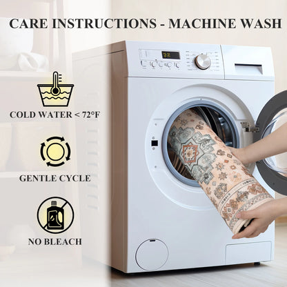 3 Pieces Boho Kitchen Rug Sets Non Slip Soft Kitchen Mat Floor Mat for Kitchen, Laundry Room and Hallway