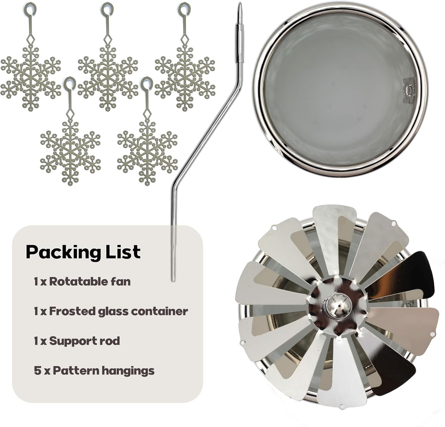 I Rotary Tea Light Carousel Angel Rotary Candle Holders Spinning Tealight Holders Christmas Decoration for Tabel Centrepieces Gift for Mom Women Wife Birthday-6 ¼ Inch Tall (Snowflake)