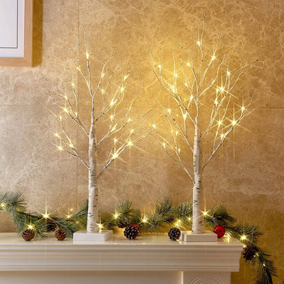 Lighted Home Indoor Birch Tree, 1.543 Lb