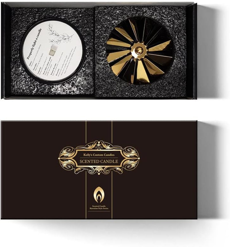 Angel Rotating Scented Candle, Funny Gift for Women, Soybean Wax, 3.5 Ounce, Black, Unique Aromatherapy Candle for Relaxation and Stress Relief