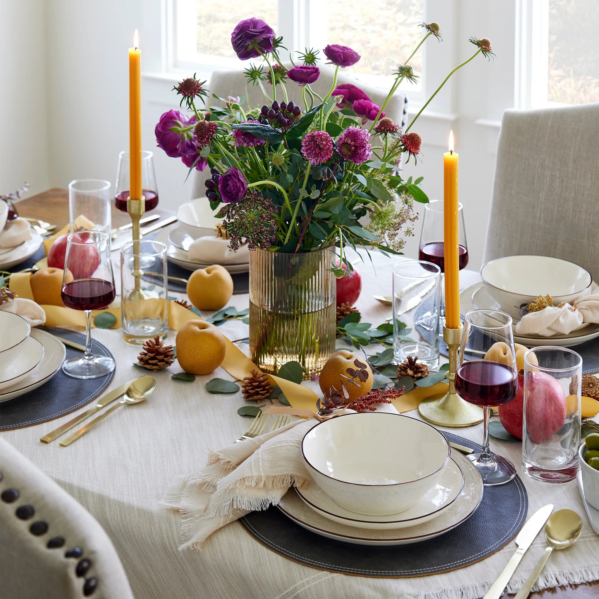 Better Homes & Garden 7.76" Decorative Gold Cast Iron Taper Candle Holder, Large