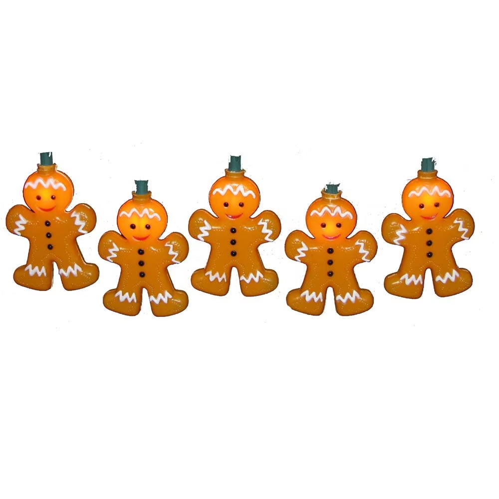 10-Light Gingerbread Light Set