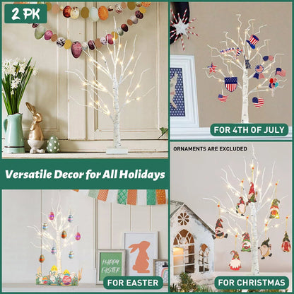 Lighted Home Indoor Birch Tree, 1.543 Lb