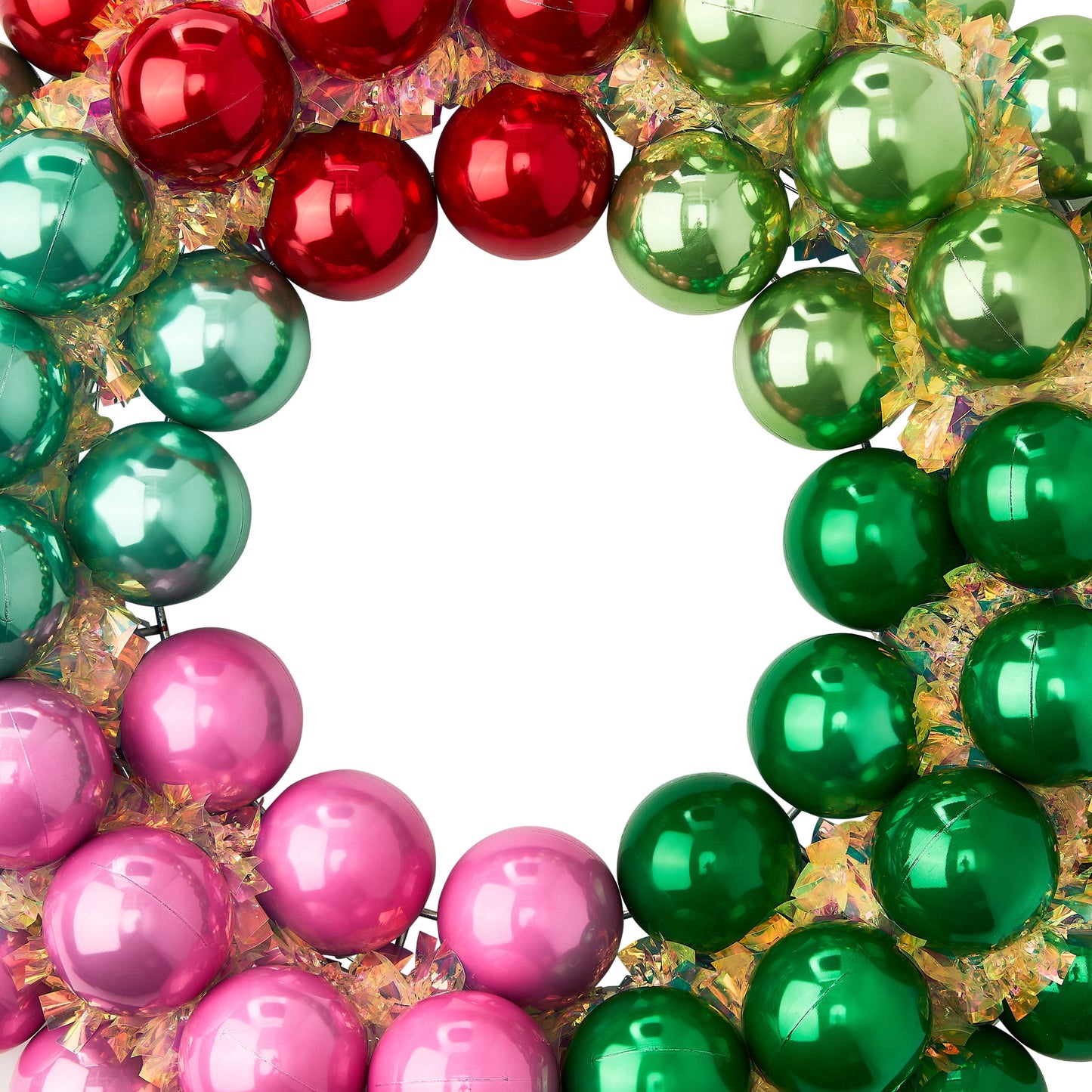 Ornament Christmas Wreath, Multicolor, 20", by