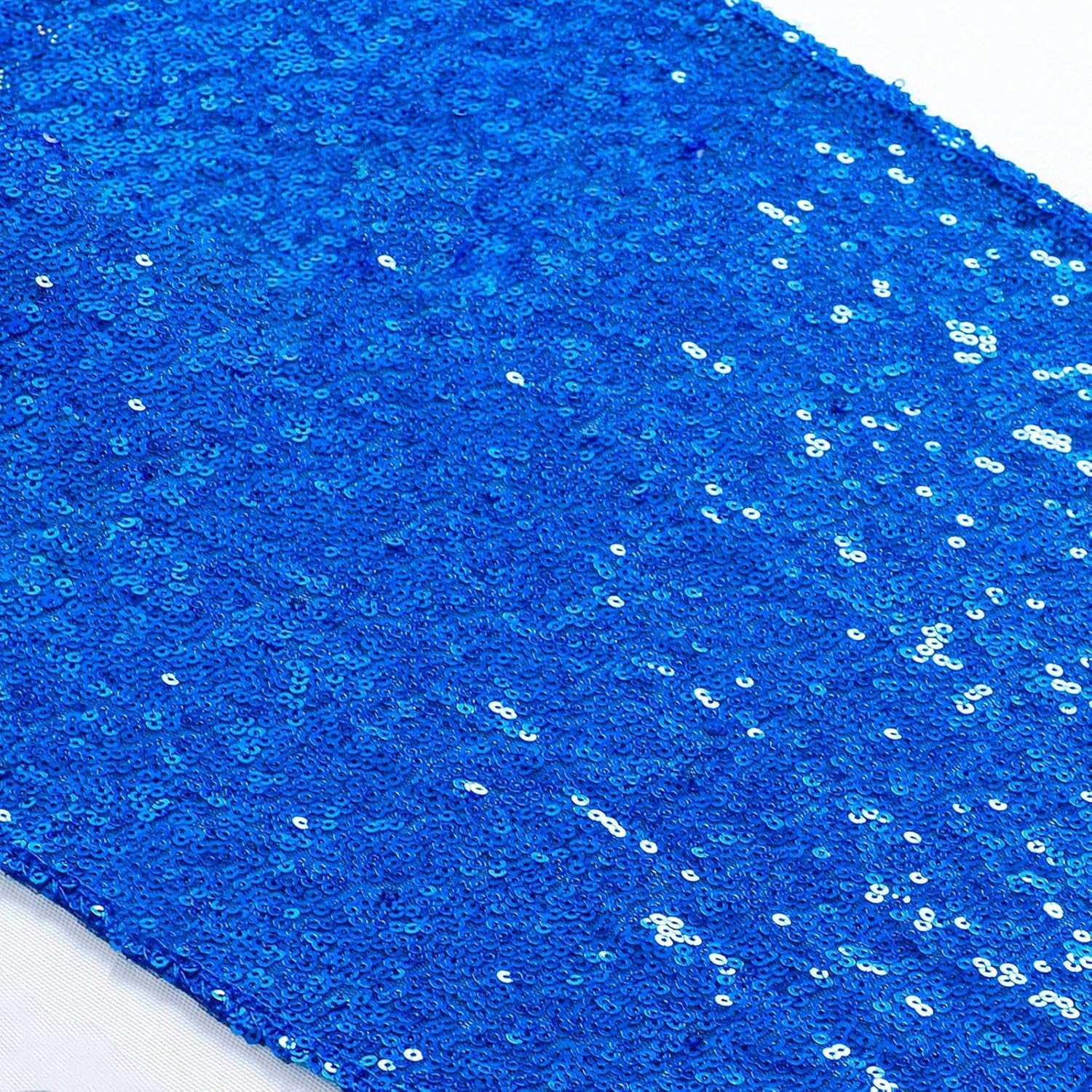 Sequin Table Runner - 12X72-Inch Blue Sparkle Table Cover/Overlay for Party Decoration (Royal Blue)