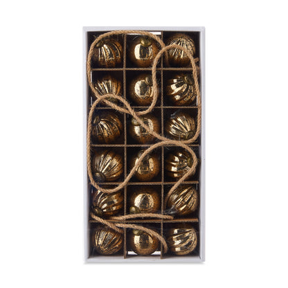 Gold Shatterproof Ornament Christmas Garland, 72 In, by