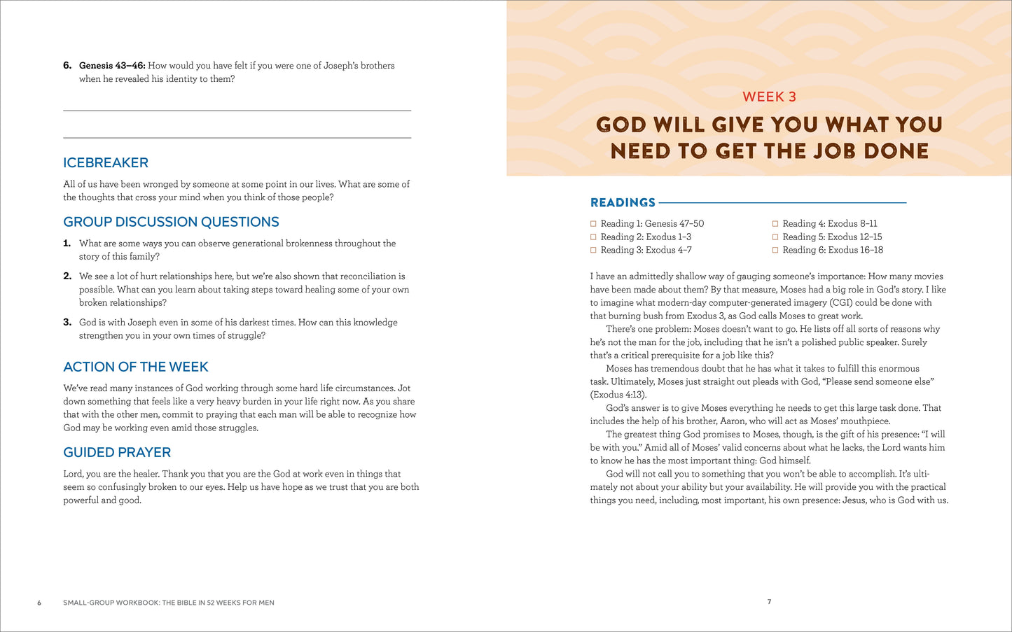 Bible in 52 Weeks Small-Group Workbook: the Bible in 52 Weeks for Men: a Yearlong Bible Study Companion, (Paperback)