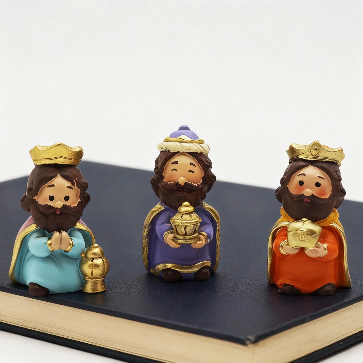 4.3 Inch Nativity Resin Knick-Knack Set of 11