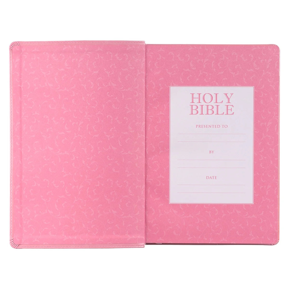 KJV Bible Giant Print Full Size Pink (Large Print) (Hardcover)