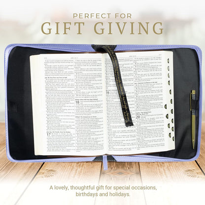 Bible Business Report Cover (25739) | Fits Bibles up to 10" X 7" X 1.50", Peacock, X-Large