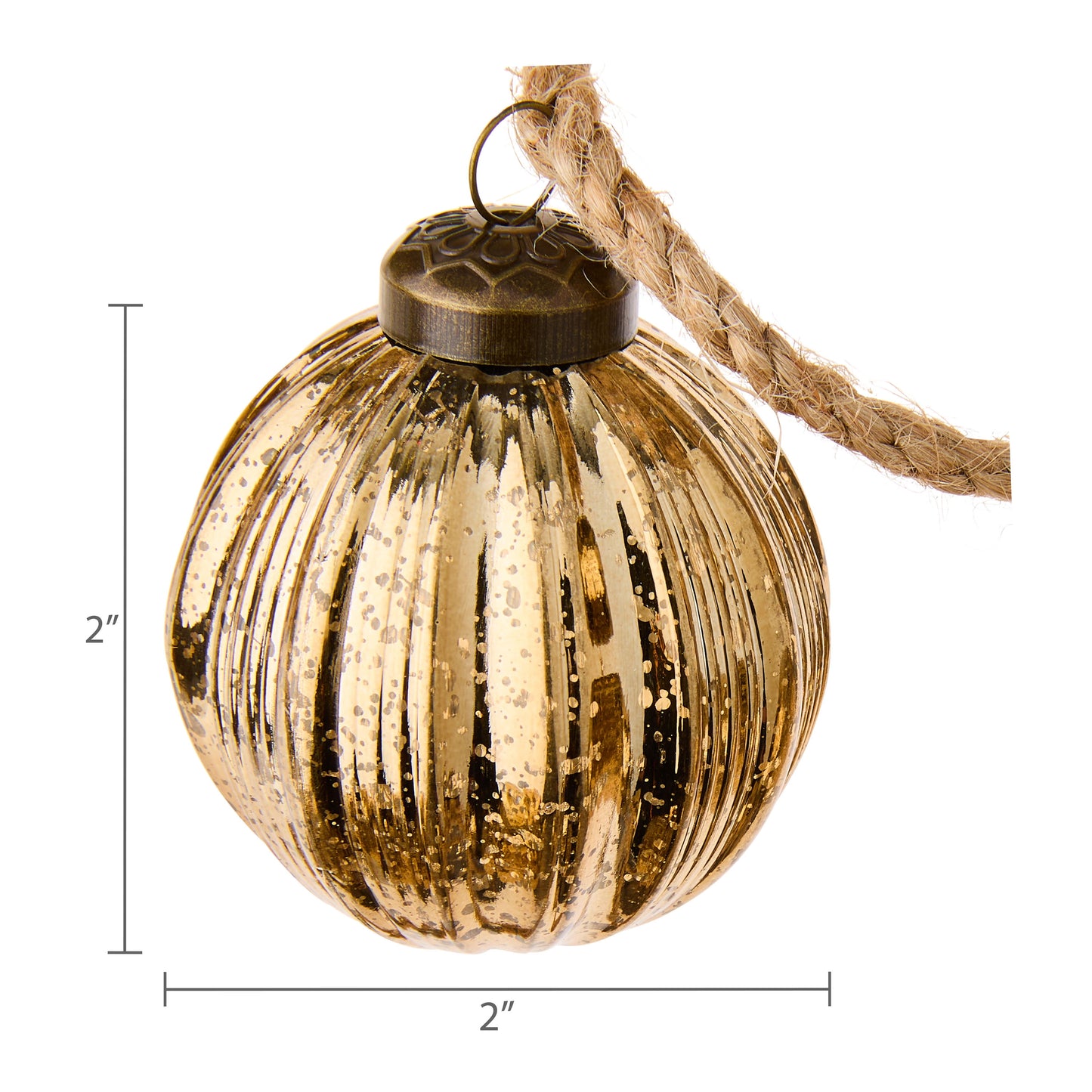 Gold Shatterproof Ornament Christmas Garland, 72 In, by