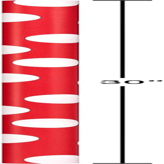 Wrapping Paper Rolls for Christmas or Any Occasion, Metallic Gold and Red Holiday Gift Wrap (120 Sq. Ft., 4 Rolls-30 In. X 12 Ft., Reversible) Stripes, Polka Dots, Zig Zags