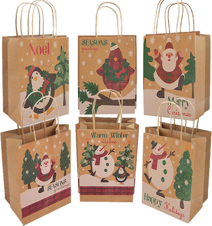 CHRISTMAS CRAFT BAG ASST - Party Supplies - 12 Pieces