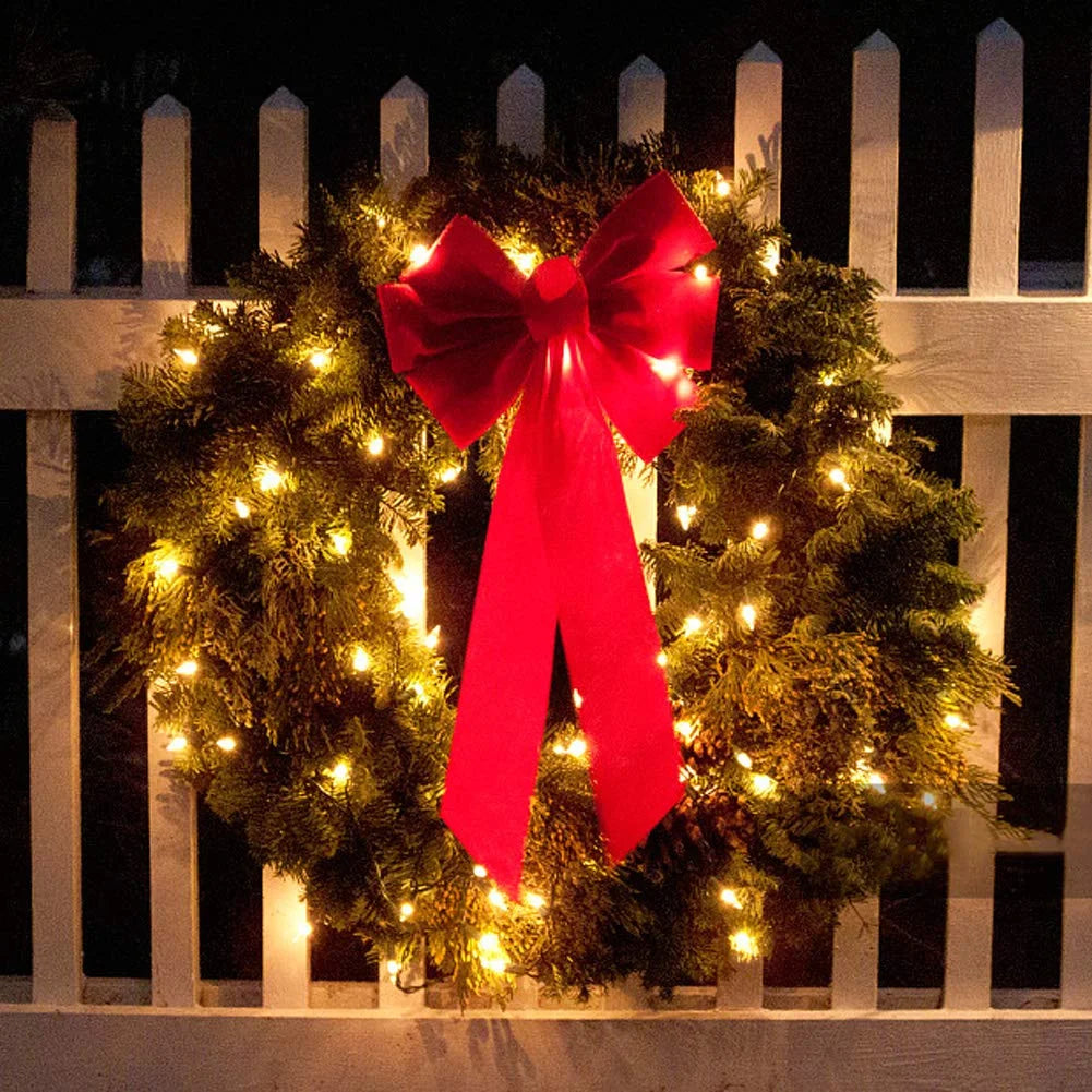 Christmas Lights, Battery Operated String Lights 100 LED 33Ft Mini Lights for Christmas Tree Wreath Party Christmas Decor, Warm White