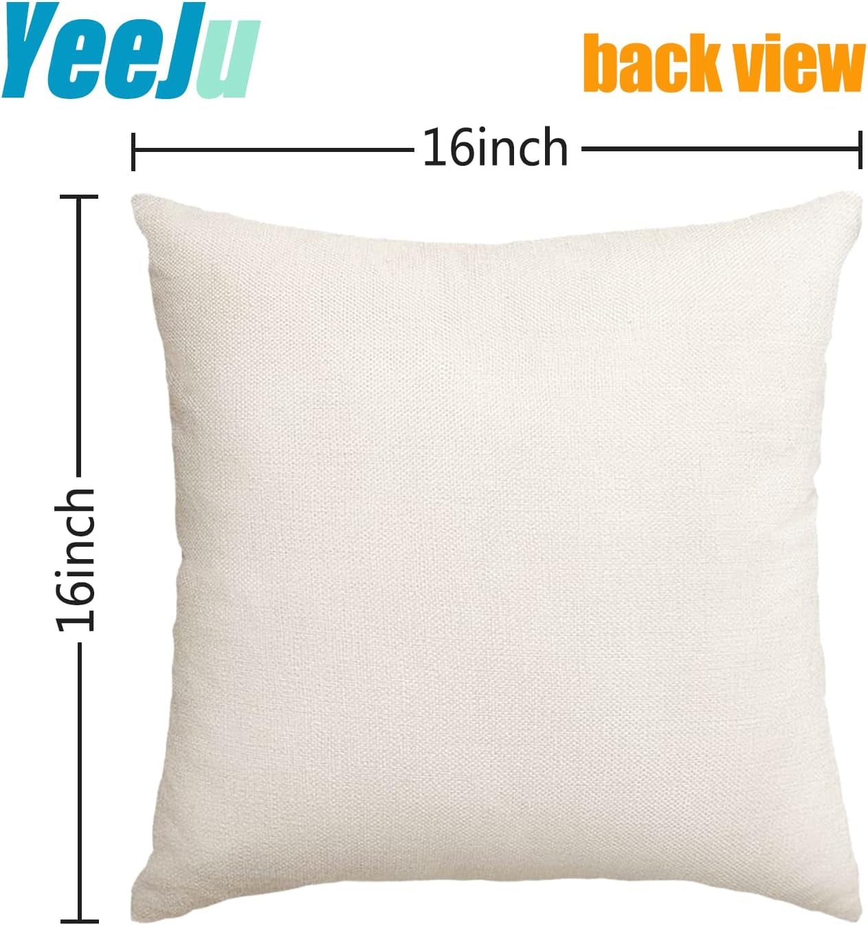 Set of 4 Christmas Pillow Covers 16X16 Inch Merry Christmas Pillow Cases Christmas Tree Throw Pillow Covers Red Green Xmas Holiday Pillow Covers Outdoor Couch Sofa Cushion Covers for Christmas(16)