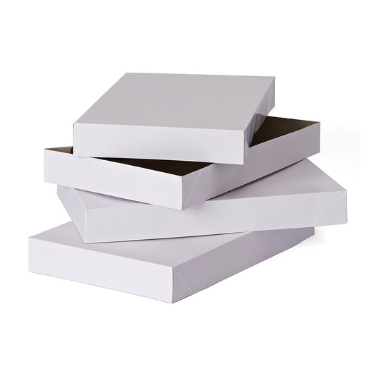 14.75 X 9.5 White Shirt Gift Boxes (.5 In. X 9.5 In. X 14.75 In., 3-Count)