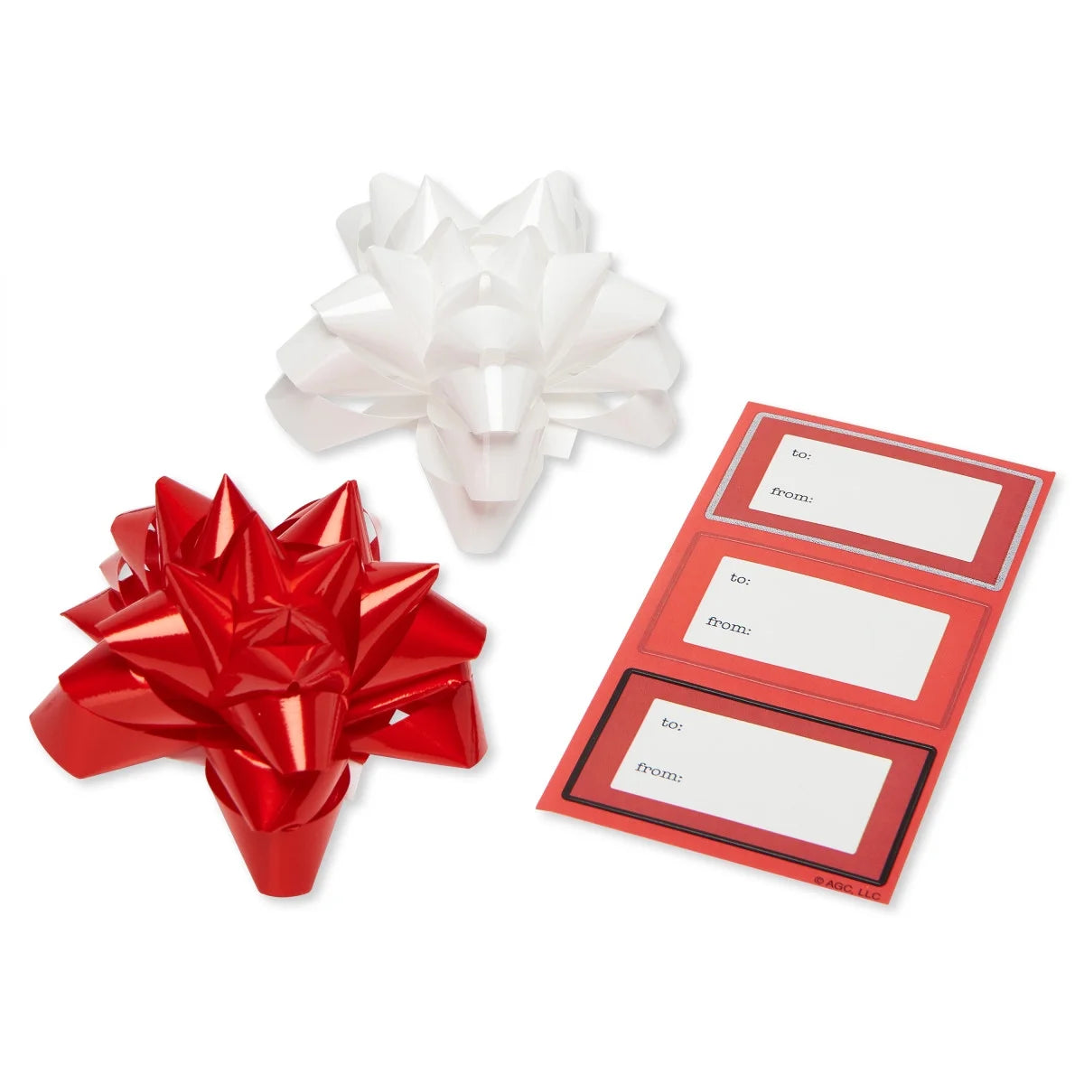 Wrapping Paper Kit with Gridlines, Bows and Gift Tags (4 Rolls, 41-Pieces, 120 Sq. Ft.)