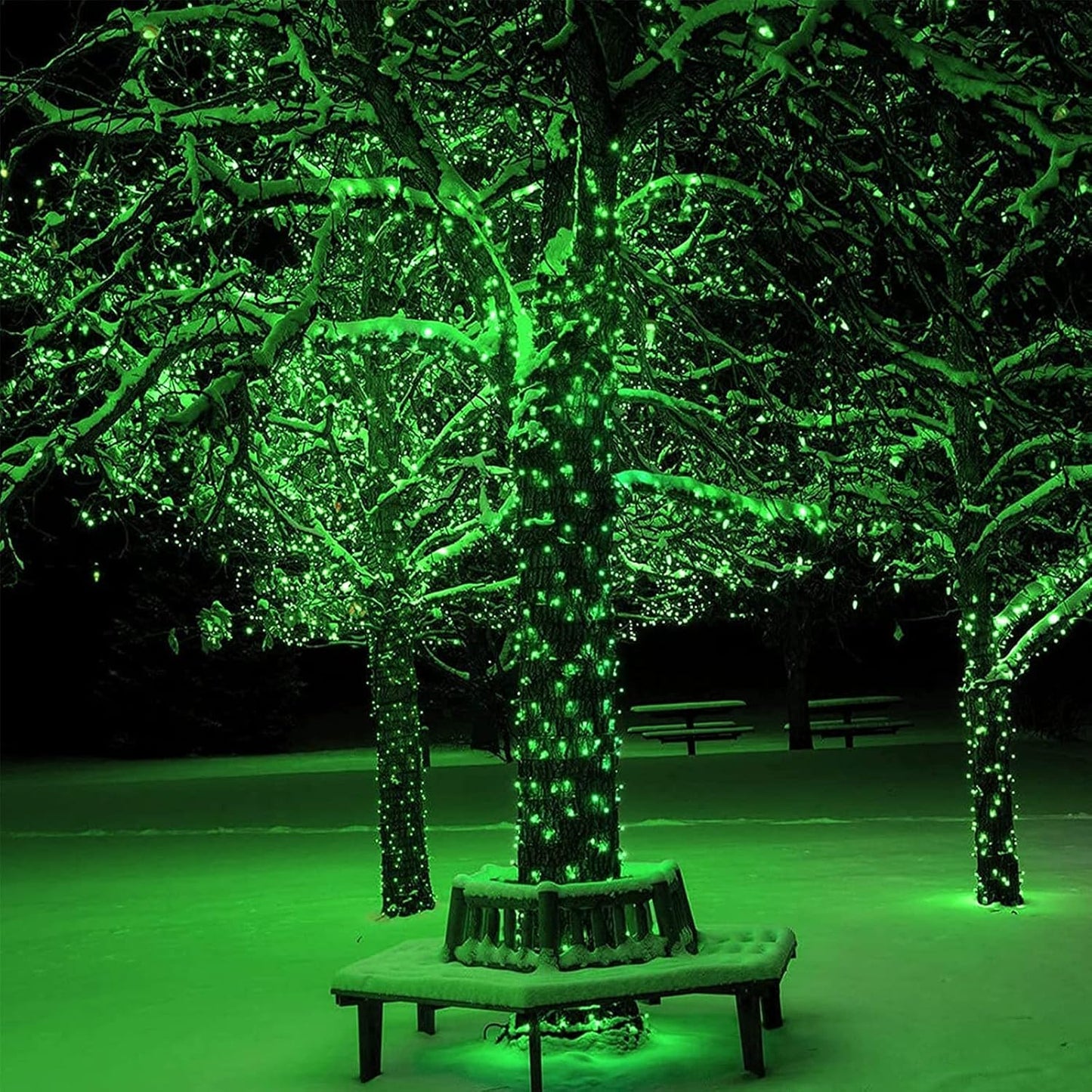 Christmas String Lights 82Ft 200 LED 8 Modes Timer Indoor Outdoor Fairy Twinkle Lights for Xmas Tree Christmas Decorations(Green)