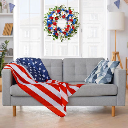 22Inch Christmas Wreath for Front Door,Artificial Floral Wreath for Home Decoration