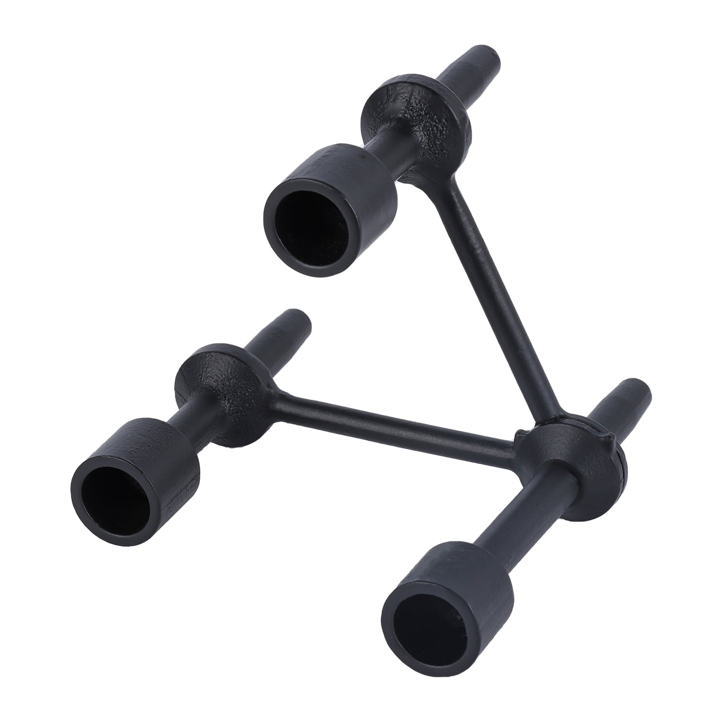 Better Homes & Garden 6" Black Cast Iron Pillar Taper Candle Holder Candelabra