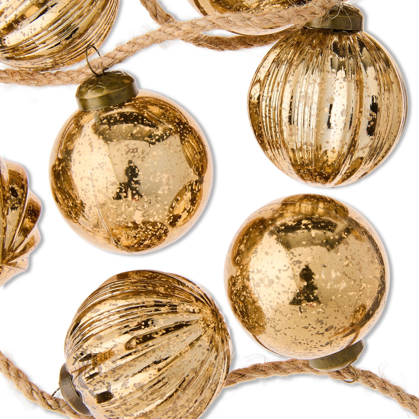 Gold Shatterproof Ornament Christmas Garland, 72 In, by