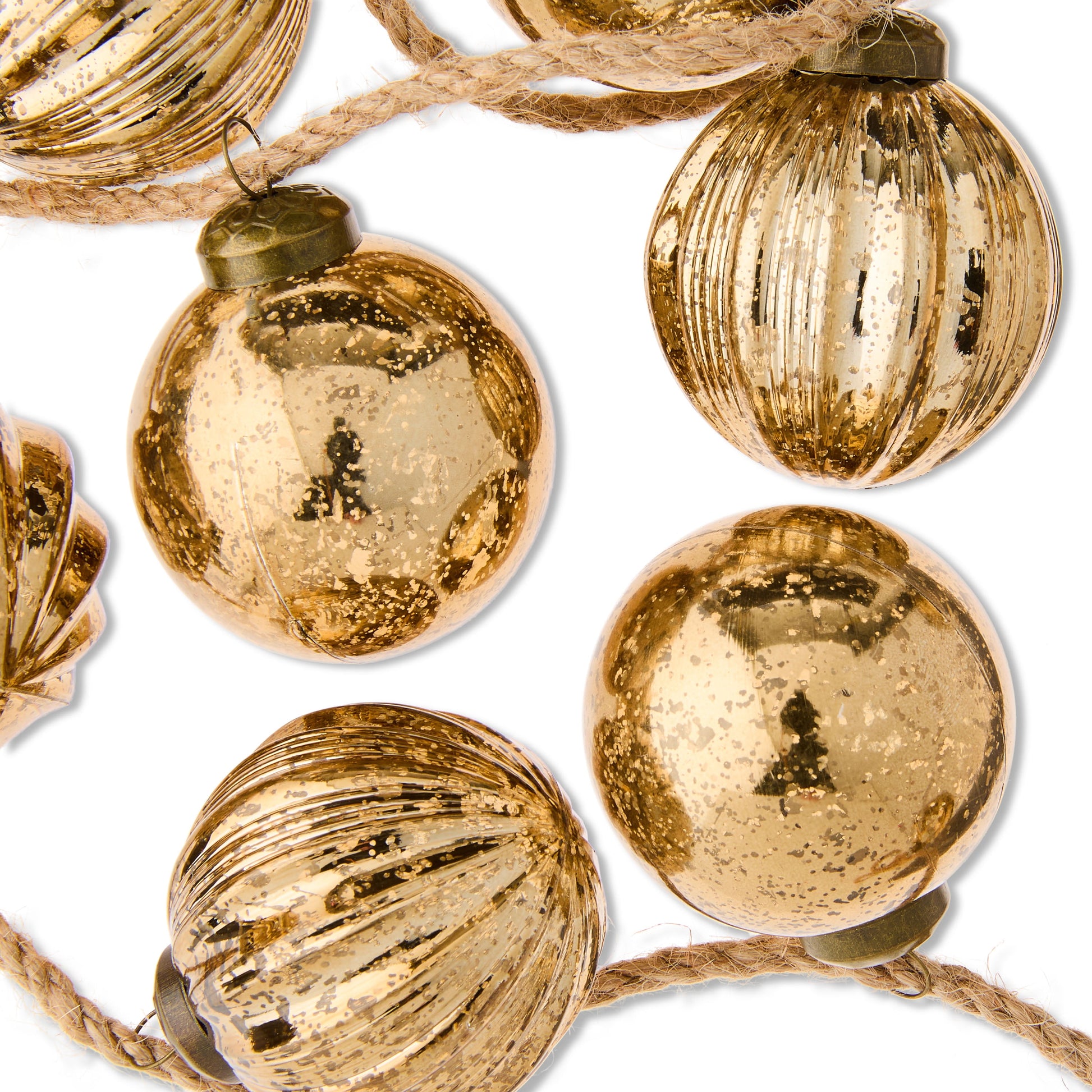Gold Shatterproof Ornament Christmas Garland, 72 In, by