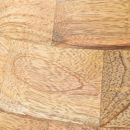 Natural Wood Polish Finish Mini Christmas Tree Collar, 9", by