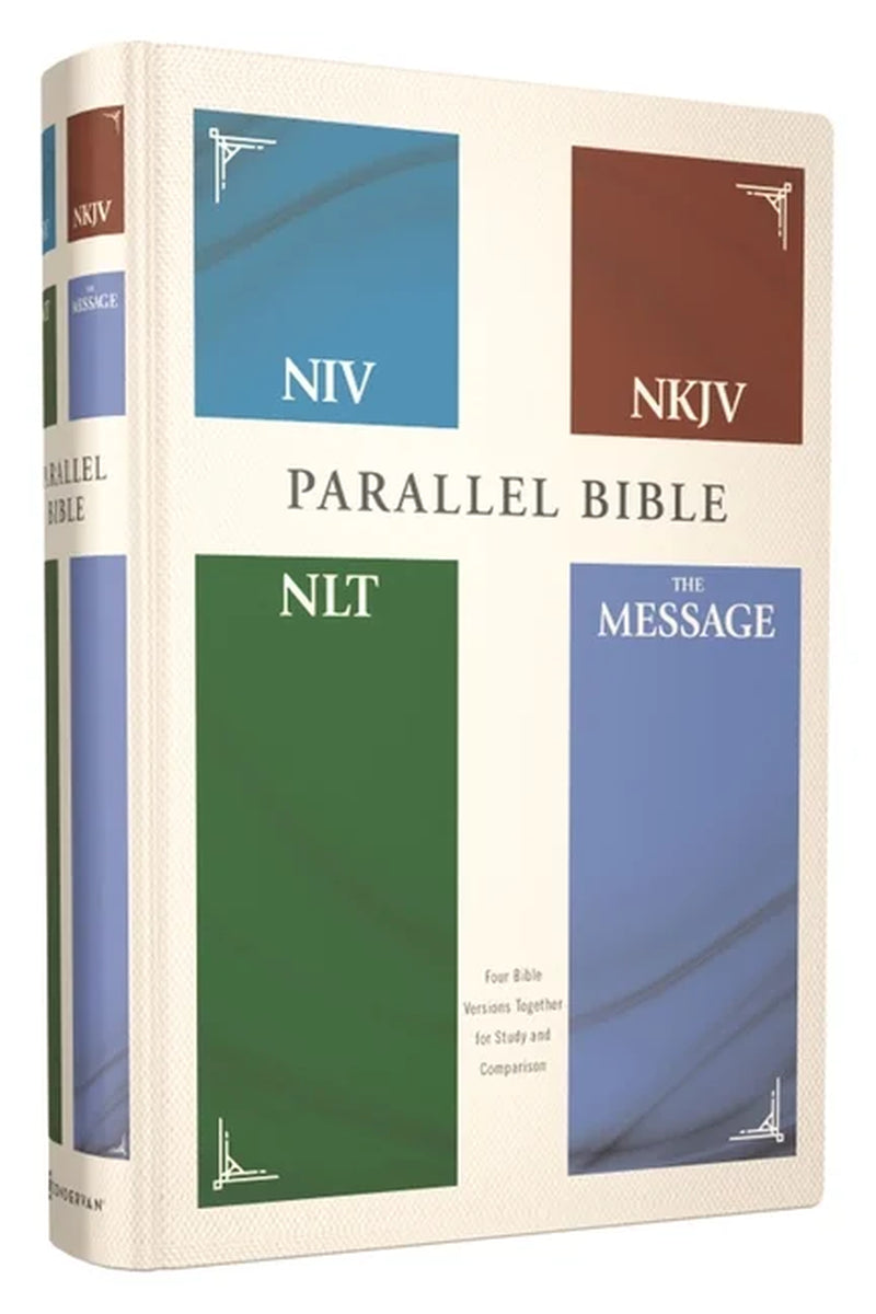 Niv, Nkjv, Nlt, the Message, (Contemporary Comparative) Parallel Bible, Hardcover, (Hardcover)