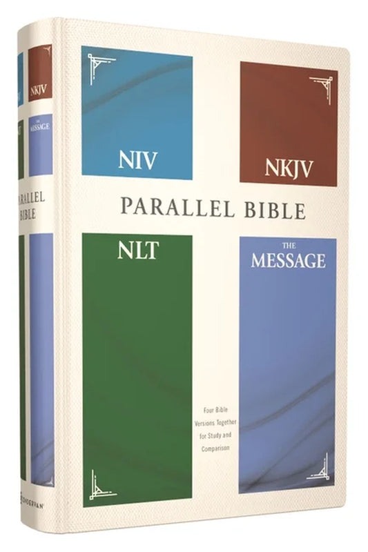 Niv, Nkjv, Nlt, the Message, (Contemporary Comparative) Parallel Bible, Hardcover, (Hardcover)