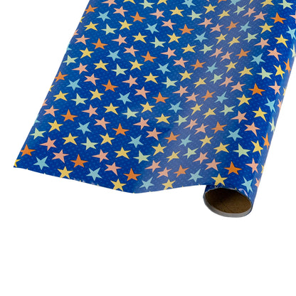 30" X 8' Wrapping Paper Kit, Birthday Gift Wrap Paper Bows Curling Ribbon