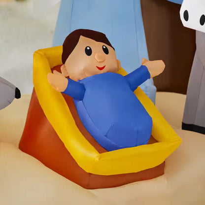 6 Ft LED Nativity Scene