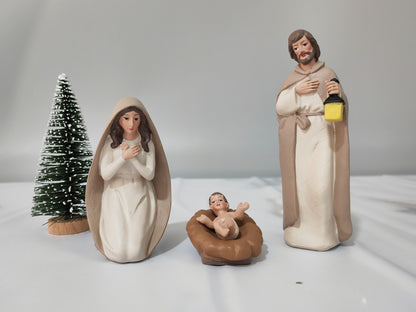 Nativity Sets for Christmas, 10 Pcs Nativity Scene Statues, Suitable for Religious Decor and Interior Home Decor