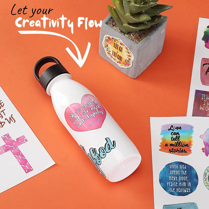 - Christian Stickers, 49 Pcs, Religious Stickers, Jesus Stickers, Bible Stickers, Assorted Color