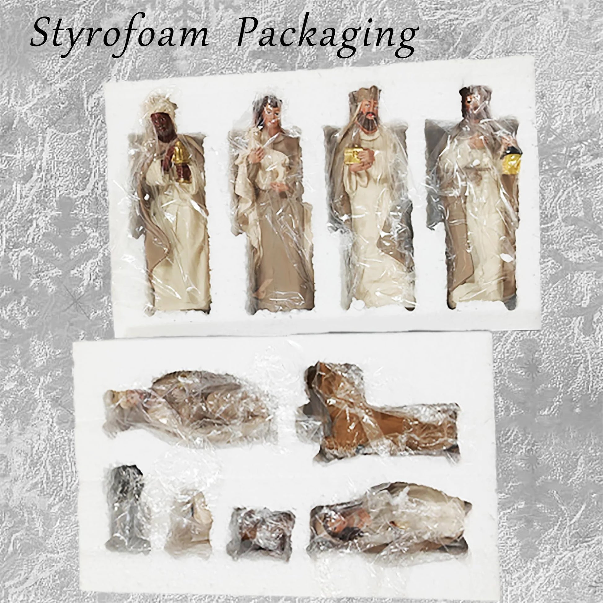 Nativity Sets for Christmas, 10 Pcs Nativity Scene Statues, Suitable for Religious Decor and Interior Home Decor