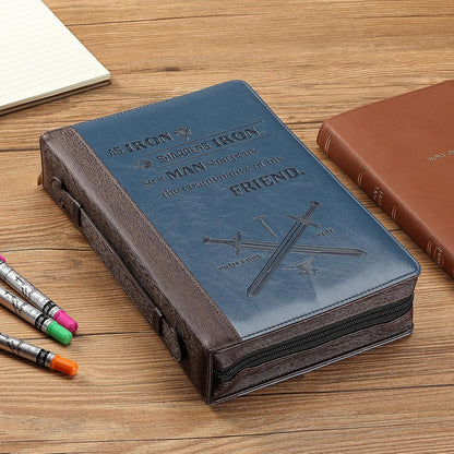 - Bible Covers for Men, 10.7" X 7.5" X 2.4”, Bible Case for Men, Bible Bag, Bibl