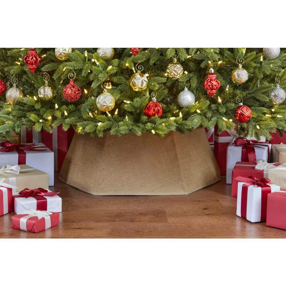 26 In. Tan Burlap Tree Collar