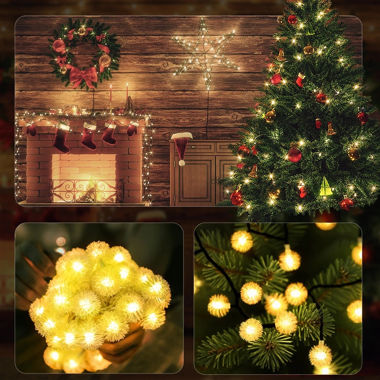 100 LED Solar String Lights, 40 Ft Outdoor Solar Lights, 8 Modes, Waterproof Solar Powered Outdoor Lights for Patio & Garden Decor