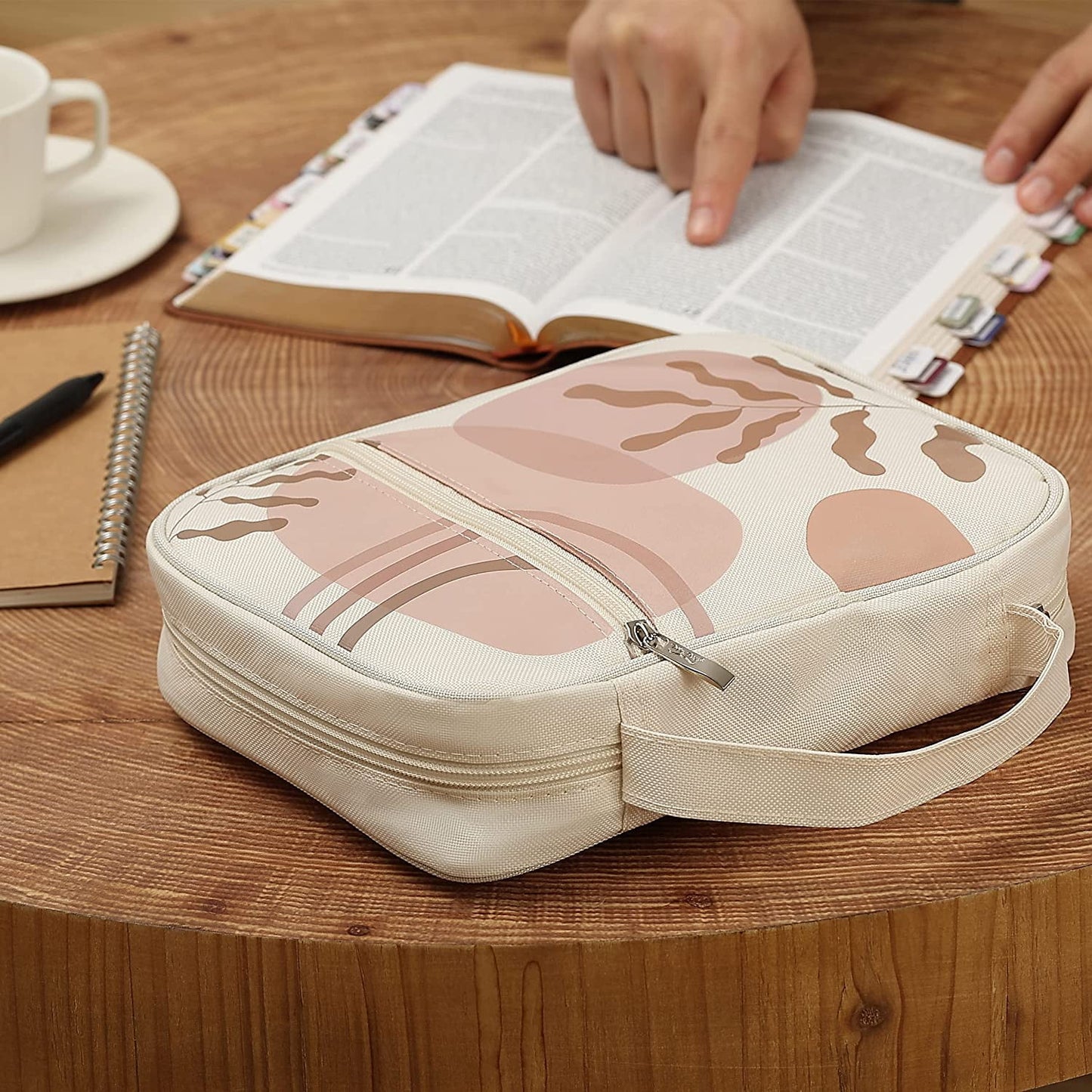 Mr Pen Bible Case Boho Theme with Pockets Multicolor