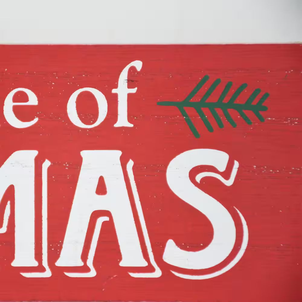 3.25 In. Wood Christmas Believe in the Miracle of Christmas Wall Plaque