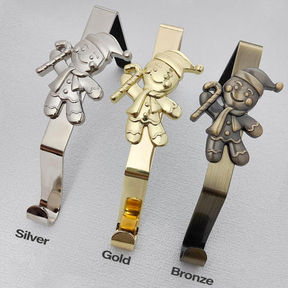 Christmas Stocking Holder for Mantle, Reusable Christmas Stocking Hooks, No-Damage Xmas Hanger for Fireplace Mantle Grip Stand Christmas Decoration Ornaments Hanging Shelf Floor