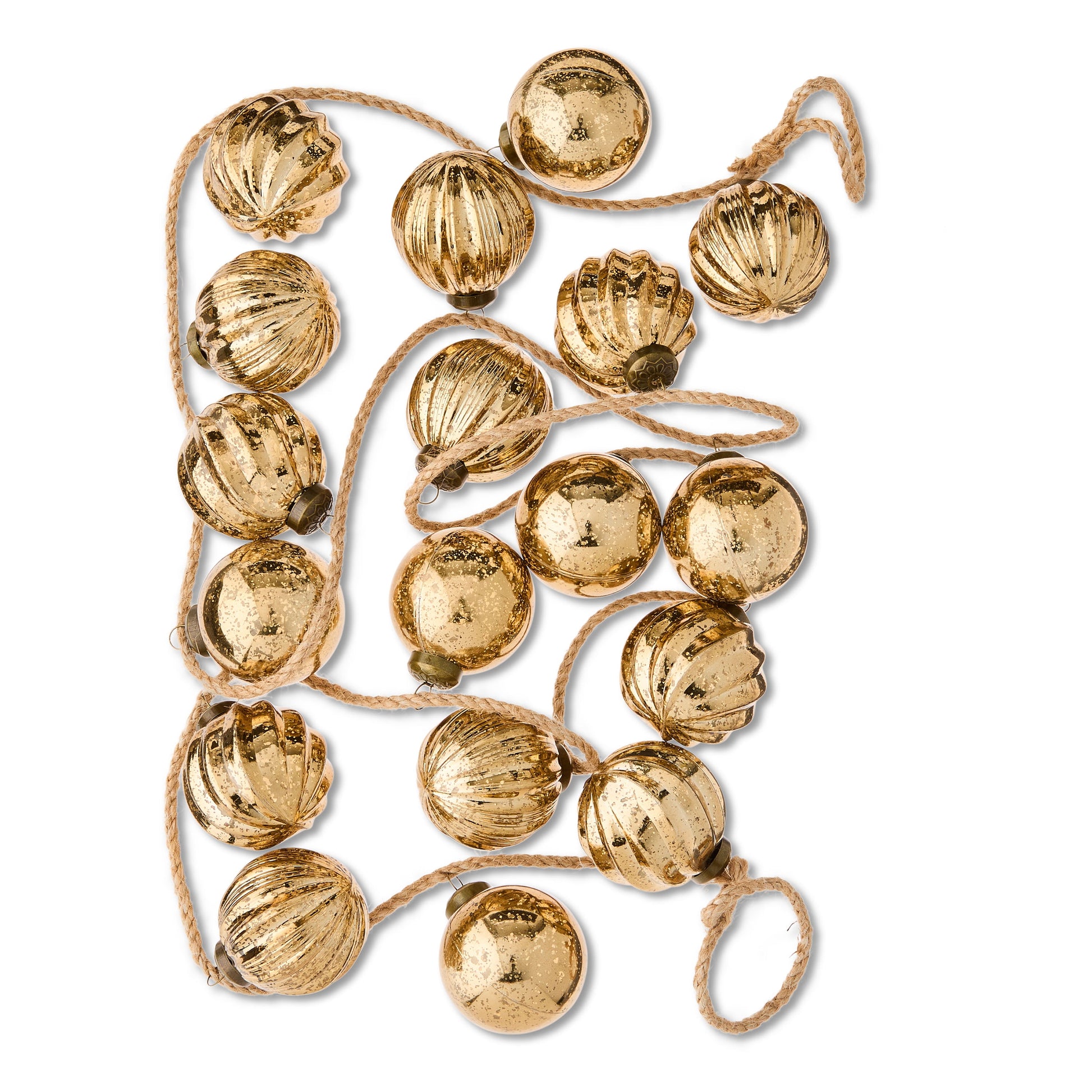Gold Shatterproof Ornament Christmas Garland, 72 In, by